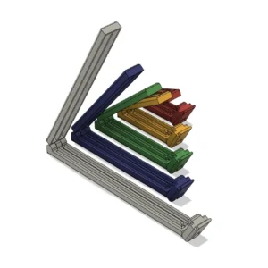 Übersicht aller Beutelclips in 6 Grössen